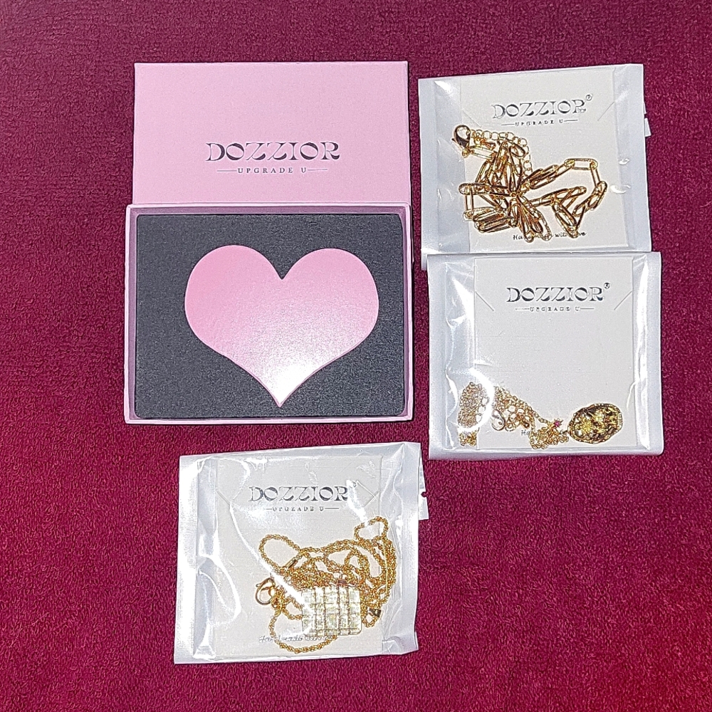 NWOT, DOZZIOR layered women's necklace.